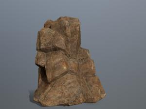 Desert rock set 3Dモデル