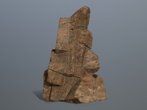 Desert rock set 3Dモデル