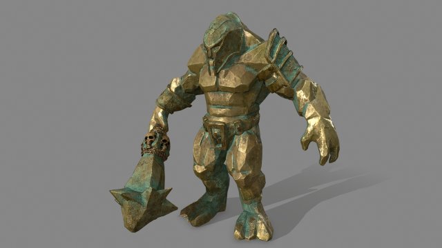 Monster Model 3D .c4d .max .obj .3ds .fbx .stl .blend