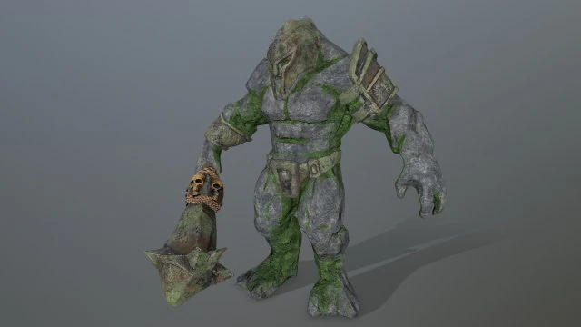 Monster 3D Model .c4d .max .obj .3ds .fbx .stl .blend