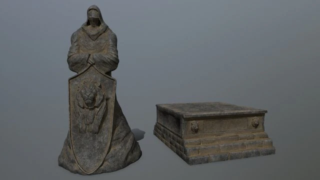 Statue 3 3D Model .c4d .max .obj .3ds .fbx .stl .blend 