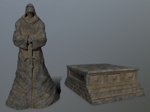 Statue 4 Model 3D