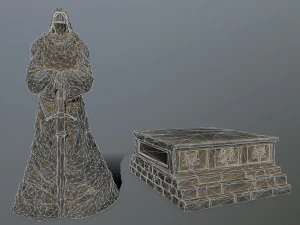 Statue 4 3D Model