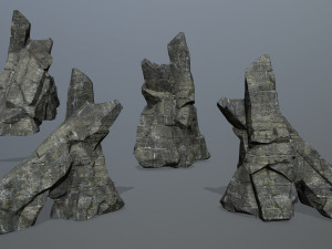 Cliff rocks 3D 模型
