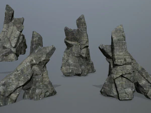 Cliff rocks 3D Model