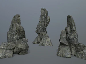 Cliff rocks 3D Model