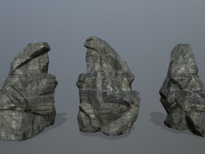 Cliff rocks 3D 模型