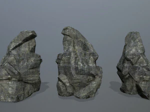 Cliff rocks 3D Model