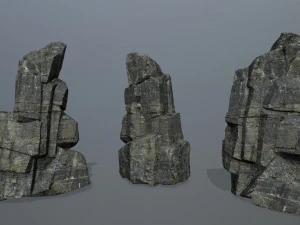 Cliff rocks 3D Model