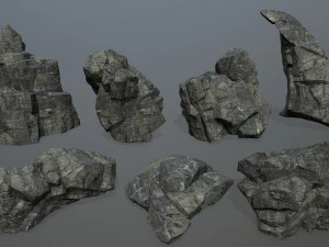 Rochas do penhasco Modelo 3D