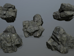 Cliff rocks 3Dモデル