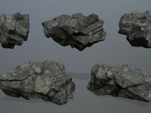 Cliff rocks 3Dモデル