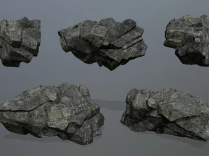 Cliff rocks 3D Model