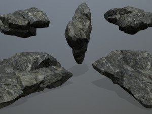 Cliff rocks 3Dモデル