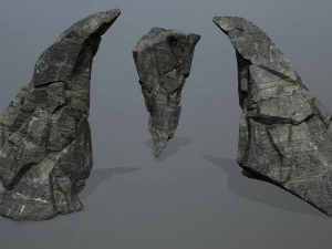 Cliff rocks 3D Model