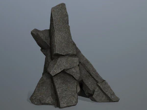 Cliff rocks 3D Model