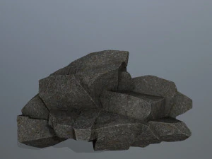 Cliff rocks 3D Model