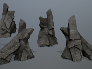 Cliff rocks 3D 모델