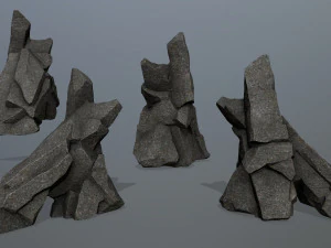 Cliff rocks 3D Model