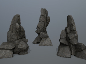 Cliff rocks 3D 모델
