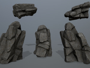 Cliff rocks 3D 모델