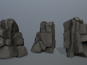 Cliff rocks 3D 모델
