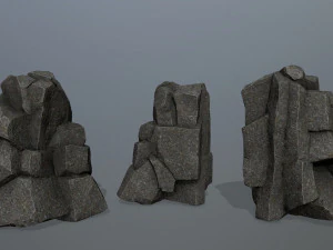 Cliff rocks 3D Model