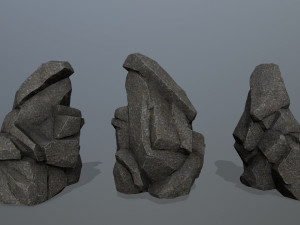 Cliff rocks 3D 모델