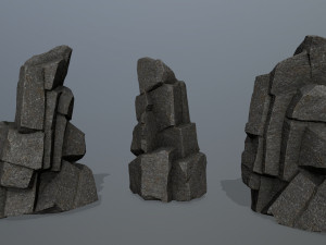 Cliff rocks 3D 모델
