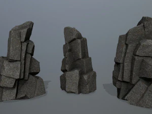 Cliff rocks 3D Model