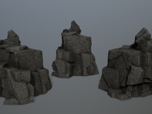 Cliff rocks Modèle 3D