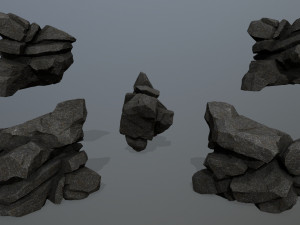 Cliff rocks Modèle 3D