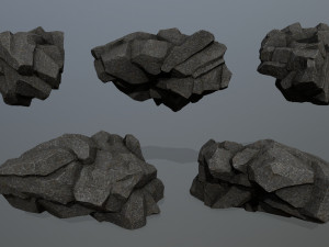 Cliff rocks Modèle 3D