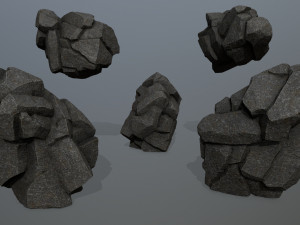 Cliff rocks Modèle 3D