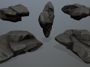 Cliff rocks Modèle 3D