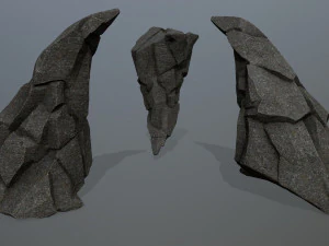 Cliff rocks 3D Model