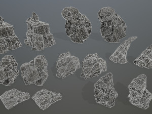Cliff rocks Modèle 3D