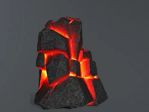 Lava rocks 1 3D Model