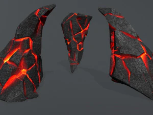 Lava rocks 3D Model