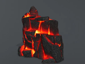 Lava rocks 3D Model