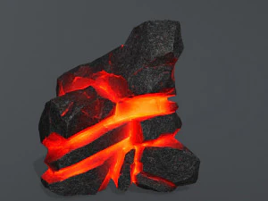 Lava rocks 3D Model