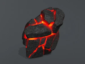 Lava rocks 3D Model