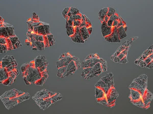 Lava rocks 3D Model