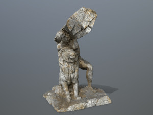 HerculesandLion Modelo 3D