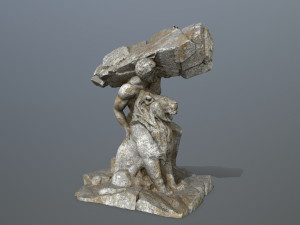 HerculesandLion 3D Model