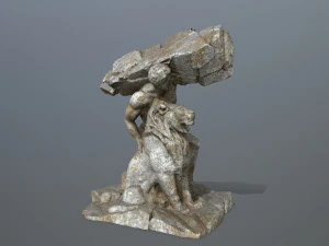 HerculesandLion 3D Model