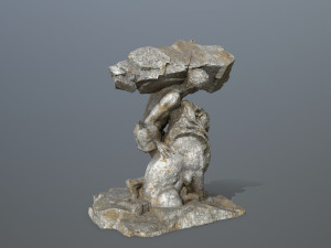 HerculesandLion 3D Model