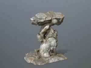 HerculesandLion 3D Model