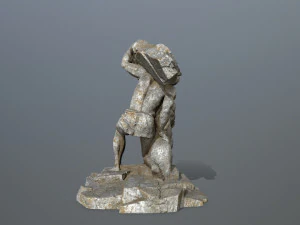 HerculesandLion 3D Model