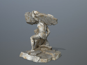HerculesandLion 3D Model
